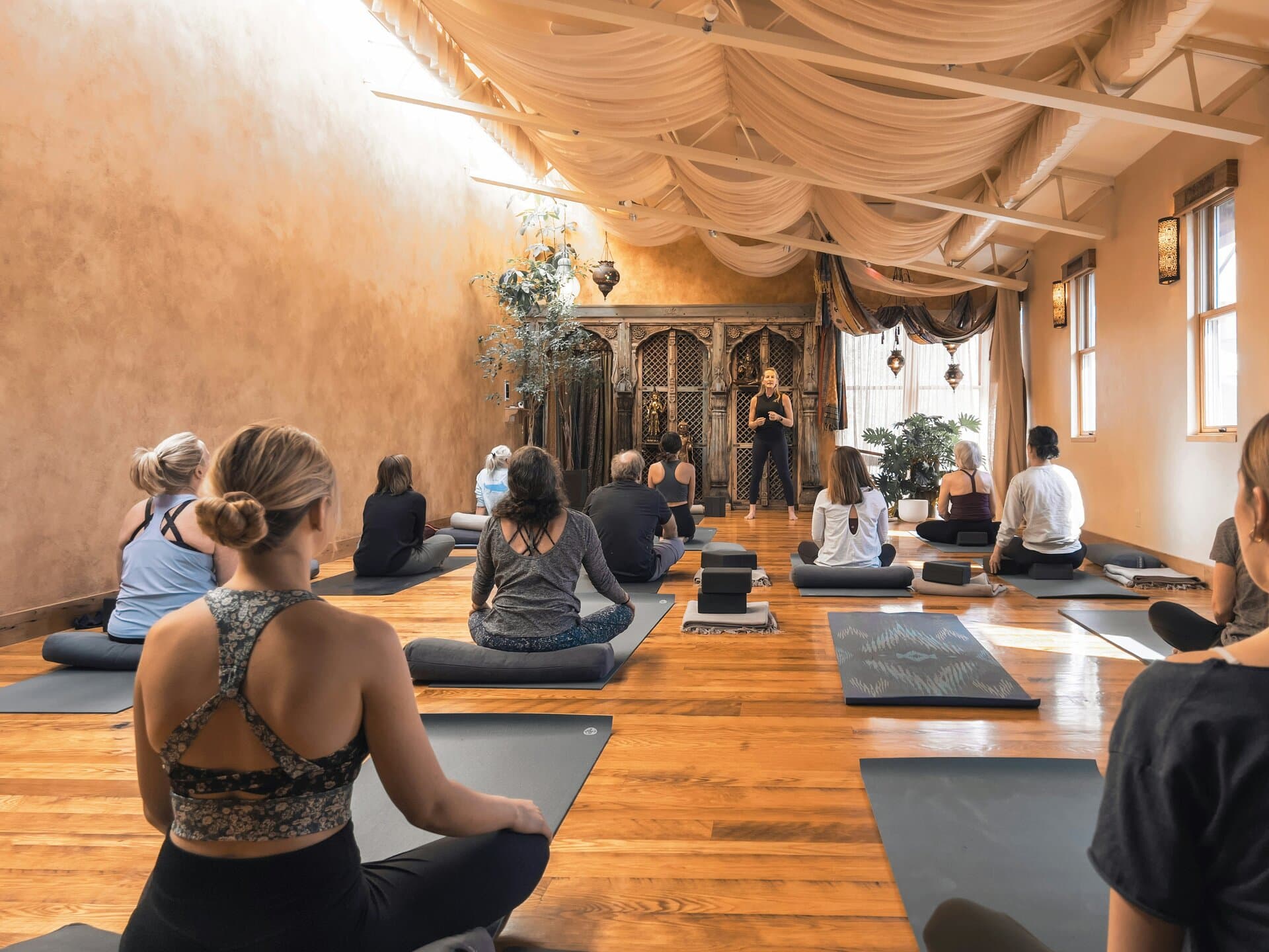 Yoga and meditation studio